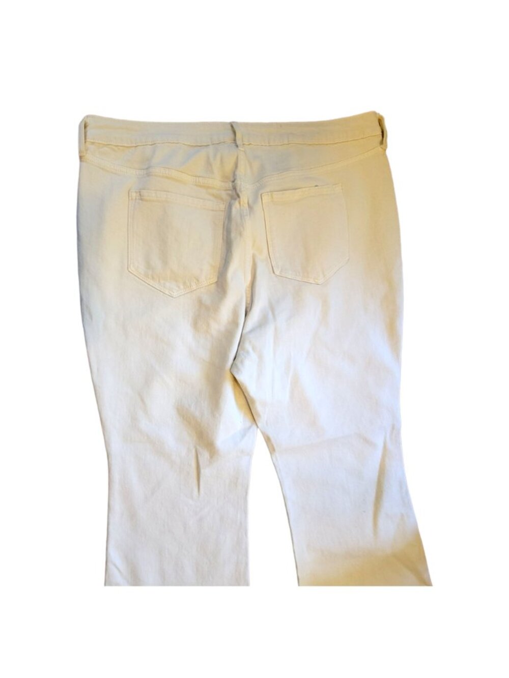 Old Navy Jeans Womans High Rise Flare Leg Bone Color Size 20 NWT JJ3093 - Picture 10 of 10